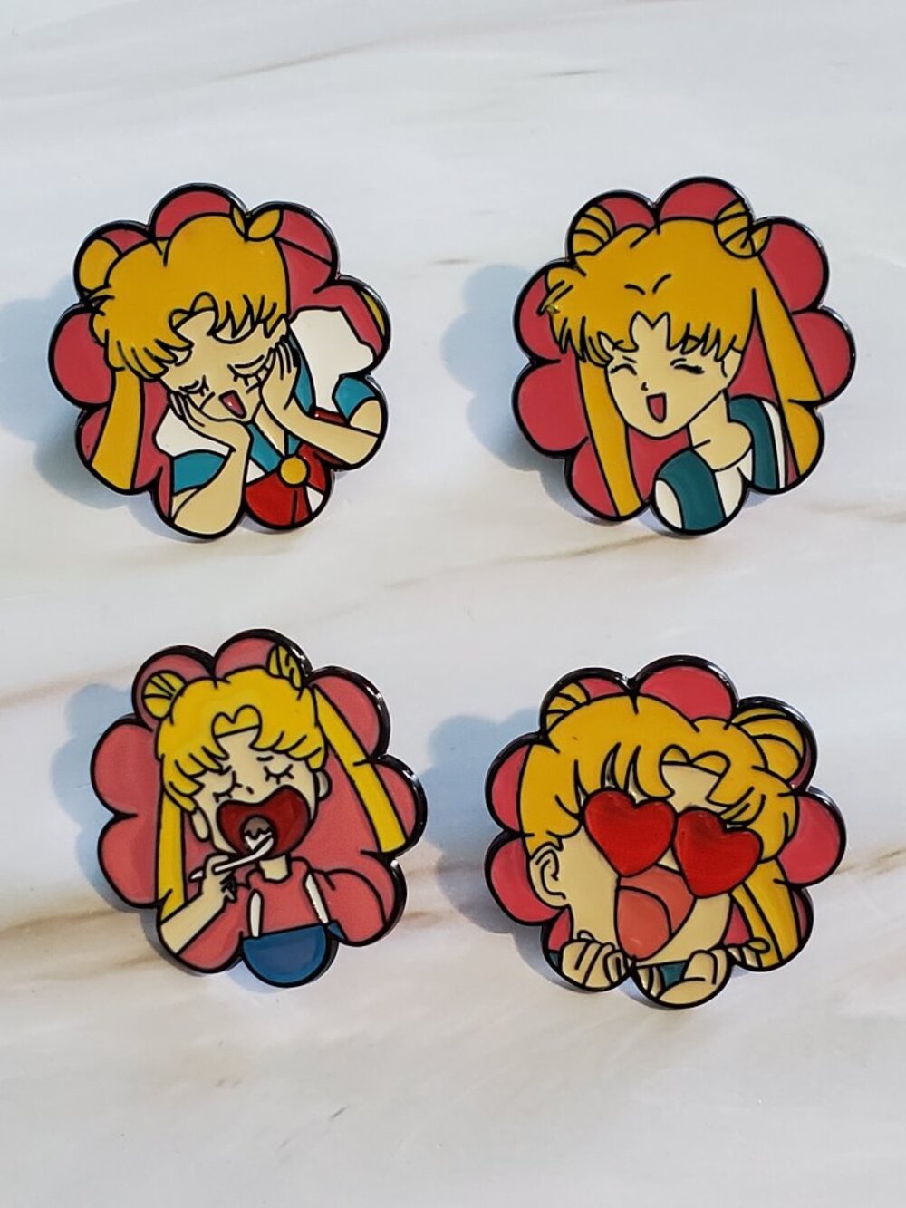 ✨$5 OFF $25 ✨ Sailor Moon Expressions Pin Lot